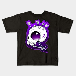 Sagittarius skull Kids T-Shirt
